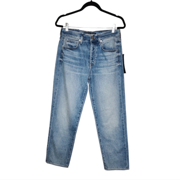 NEW Veronica Beard Blake Classic Straight High Rise Jeans in Nova Wash 27/4 - Picture 1 of 10